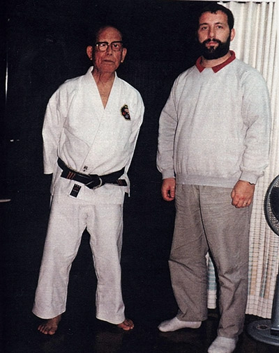 Nagamine Sensei and Michael Clarke