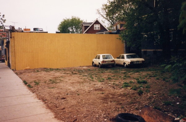 YMAA Parking Lot in the Old Days